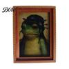 Frog Collectible Magnet Abstract Refrigerator Magnet, Framed Hairstyle Fridge Animal Frame Home Kitchen Office Decoration Party Favors Appliance Decor