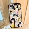 Чехол для телефона K-Kimi Ni T-Todoke Sawako для iPhone 1716 15 14 13 Pro Max 11 12 Mini X Xs XR Черный силиконовый чехол
