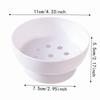 4PCS Double-layer Hot Pot Drip Oil Bowl Round Filter Soup Bowl Oil Drain Bowl  Self-service Hot Pot