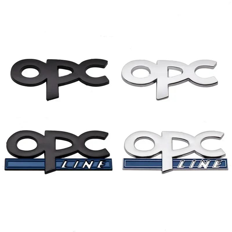 3D Metal OPC Line Car Rear Boot Багажник Эмблема Значок Наклейка Аксессуары Для Insignia Corsa E Astra HJD Zafira Vectra