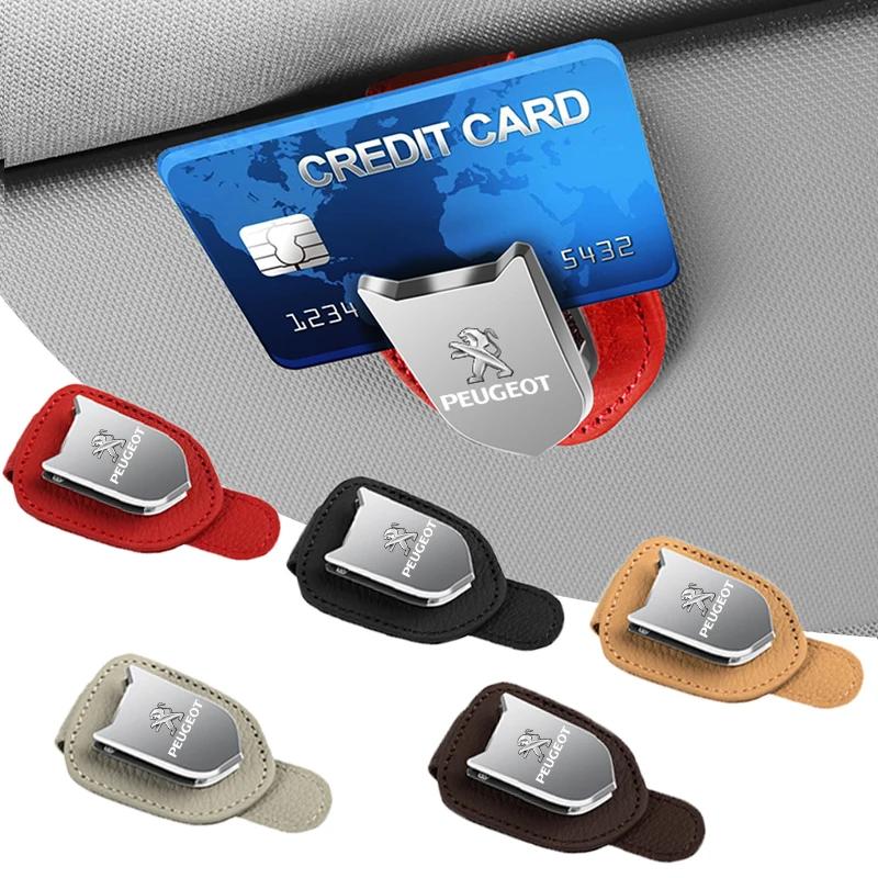 For Peugeot Car Sunglasses Protect Storage Cases Sun Visor Glasses Box For Peugeot 206 308 307 208 207 3008 2008 508 407 301 406