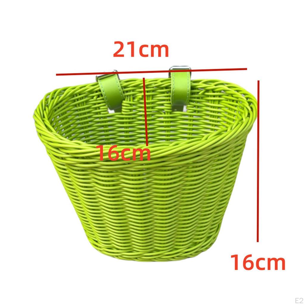 Детская велосипедная корзина, передний руль подходит для велосипедов 12 дюймов, 14 дюймов, 16 дюймов, детский велосипед