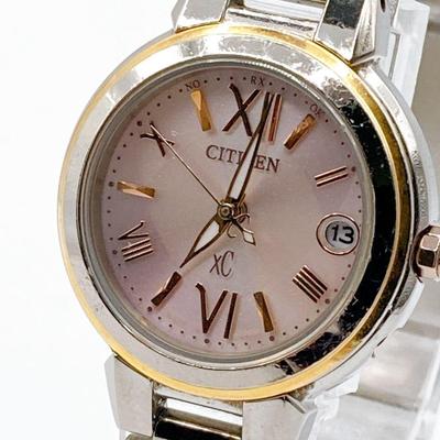 Б/у 346 CITIZEN xC Citizen Cross Sea Женские часы Солнечно-радиоуправляемые Комбинированные Римские цифры