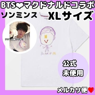 [Б/У] Сон Мин-су BTS Официальная футболка McDonald's V V