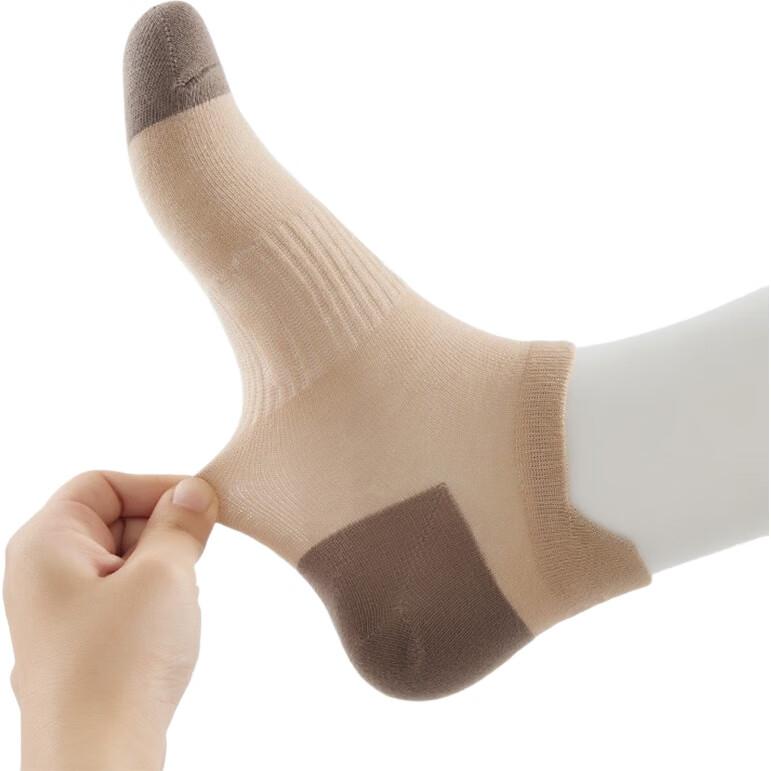 LangSha Men's Socks, Pure Cotton Short Socks, AAA-Grade Antibacterial And Odor-Resistant, Sports Casual Breathable Boat Socks, 6 Pairs Per Pack