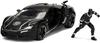 MARVEL BLACK PANTHER LYKAN HYPERSPORT миникар Black Panther 124 &