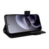 Wallet Case for Moto G67 5G - Leather/PU, Black, With Lanyard