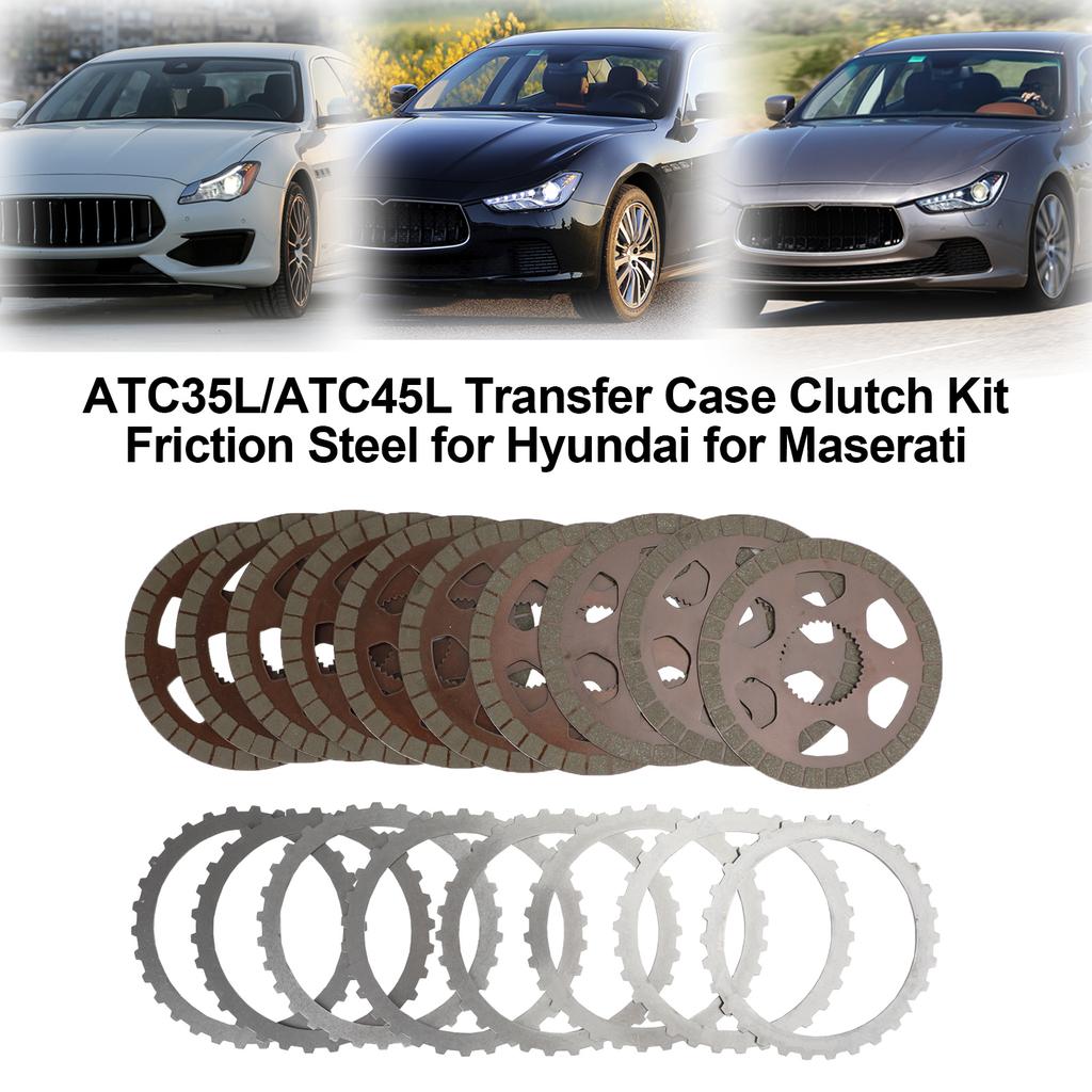 Комплект сцепления раздаточной коробки ATC35L/ATC45L, фрикционные диски для Hyundai, для Maserati