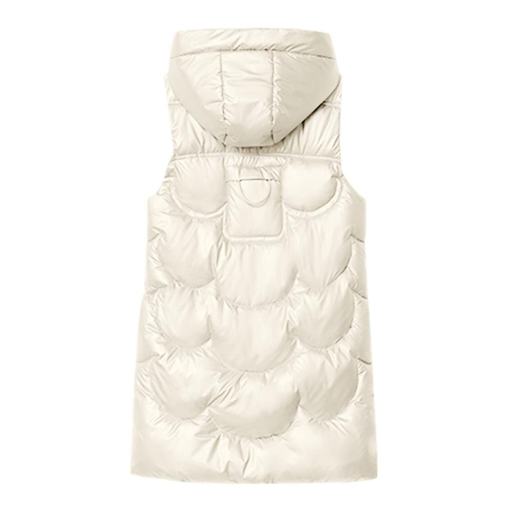 Женская мода Зимний одноразовый хлопковый жилет средней длины Универсальный облегающий крой