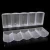 Professional Acrylic Poker Chip Holder Tray Holds 100 Chips Holder 5 Grids Organizer Display Cabinet Party Game