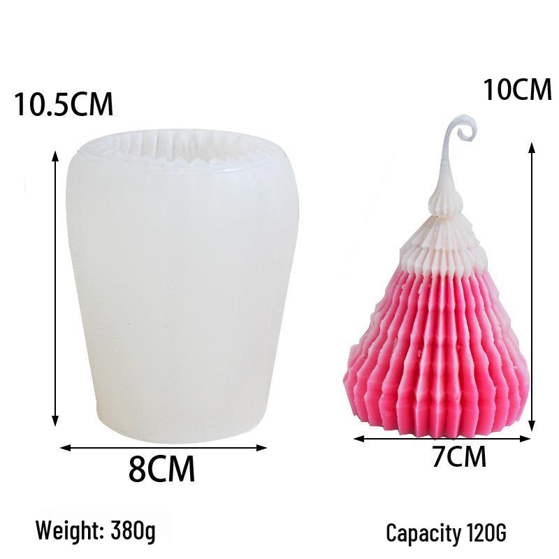 Форма для рождественской свечи: Санта, кедр, снеговик