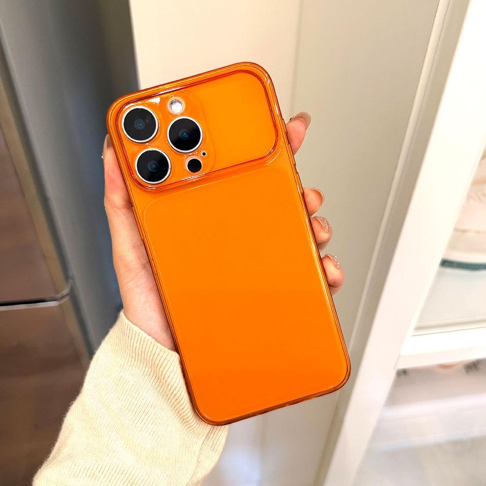 Ультратонкий чехол для телефона со стилем 17 и большим окном для iPhone 17 16 15 14 13 Pro Max, матовый, полупрозрачный, противоударный, отпечатков пальцев, защитный чехол