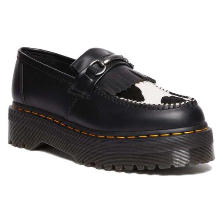 Dr. Martens Мужские лоферы слипоны с круглым носком, черные 31097937