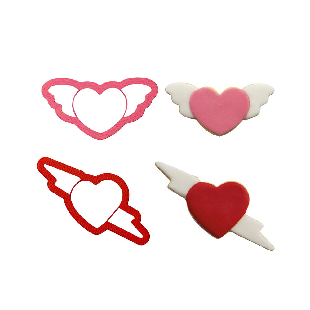Love Cutters 2 Pcs Valentine' Day Molds
