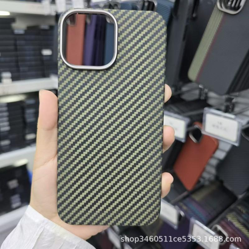 Aramid Fiber Magnetic Phone Case IPhone 13 Pro Max 14 Slim Heat Dissipation