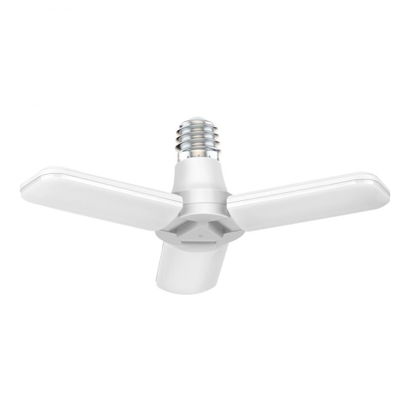 Led Fan Garage Light 40/30W E27 Super Bright Industrial Lighting Foldable Fan Blade Angle Adjustable For Home Garage Lighting