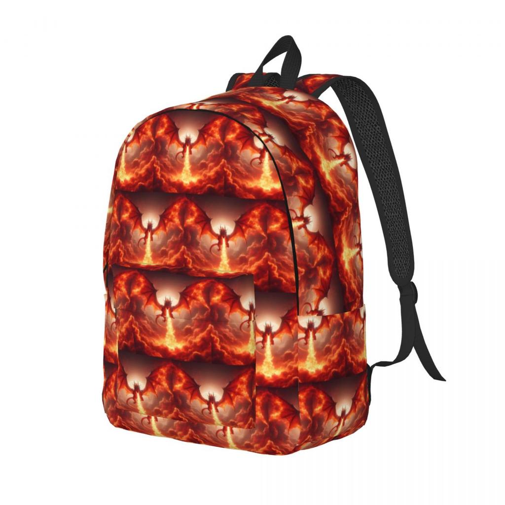 Рюкзак "Дракон в огне" Горячая Распродажа Daypack Большая Вместимость Мальчики Девочки BookBag Школьная Сумка Наплечные Сумки для Мужчин Женщин