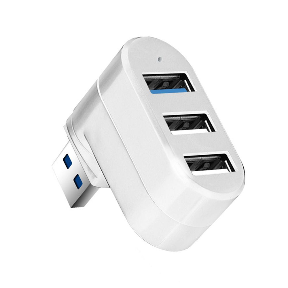 New Rotatable High Speed Mini 3 Ports Splitter Box Adapter USB 3.0 Hub