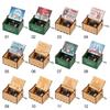 Gifts Wooden New Year Musical Boxes Music Box Merry Christmas Hand Crank