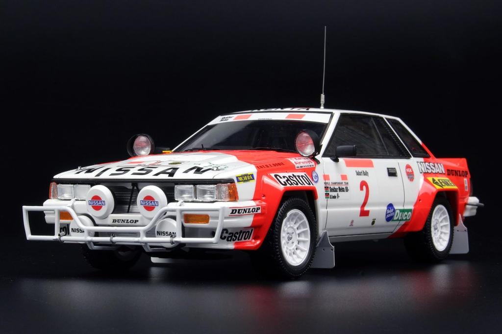 Nissan 240RS BS110 1984 Safari Rally Plastic Model BX24041 Platz/BEEMAX 1/24
