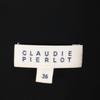 Claudie Pierlot Платье длиной до колена с рукавом три четверти и оборкой по подолу 36 Женщины Б/У