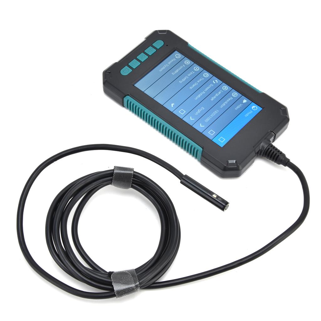 Эндоскоп P40 9LED 2?Водонепроницаемая эндоскопическая камера Lens 1080P с 4,3-дюймовым IPS-экраном для двигателя