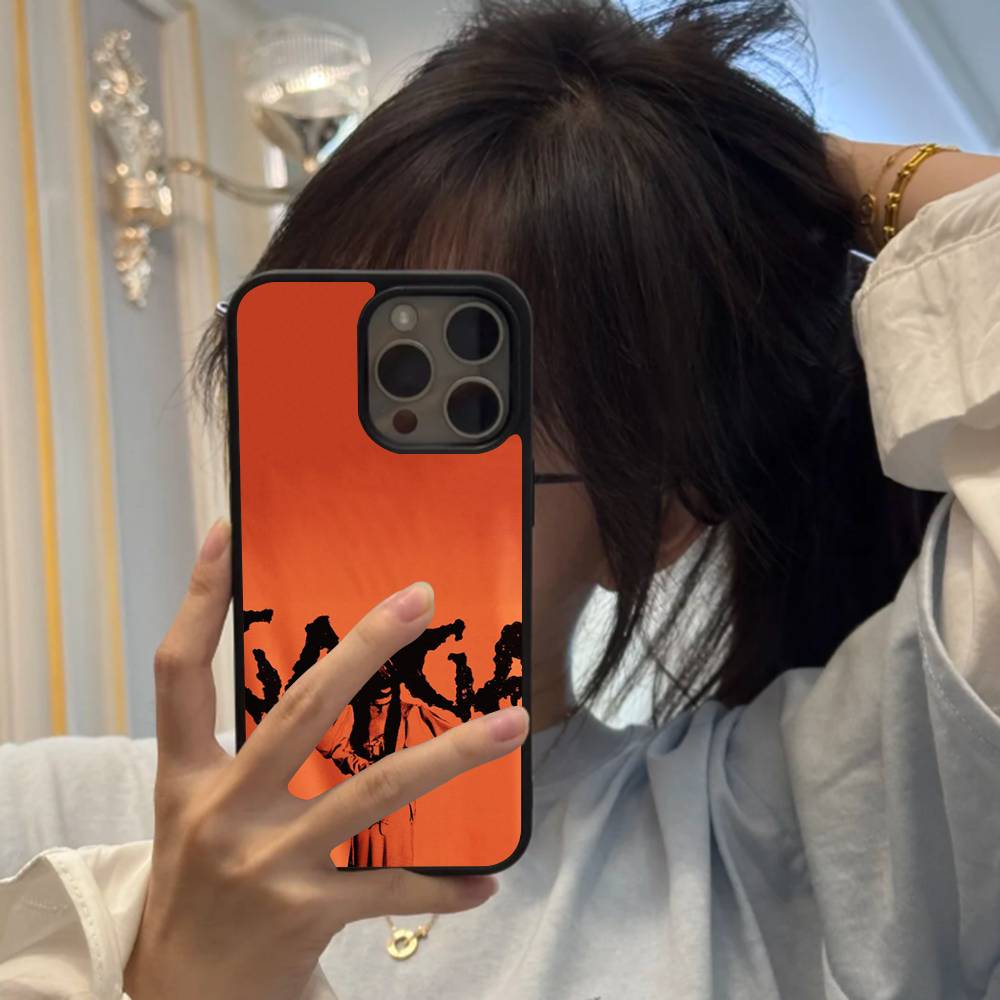 Чехол для телефона Singer L-Lady Gaga Mayhem Черный Силикон Жесткий Пластик Для Iphone 17 Air 16 15 14 13 12 11 Pro Max PC+TPU Чехол