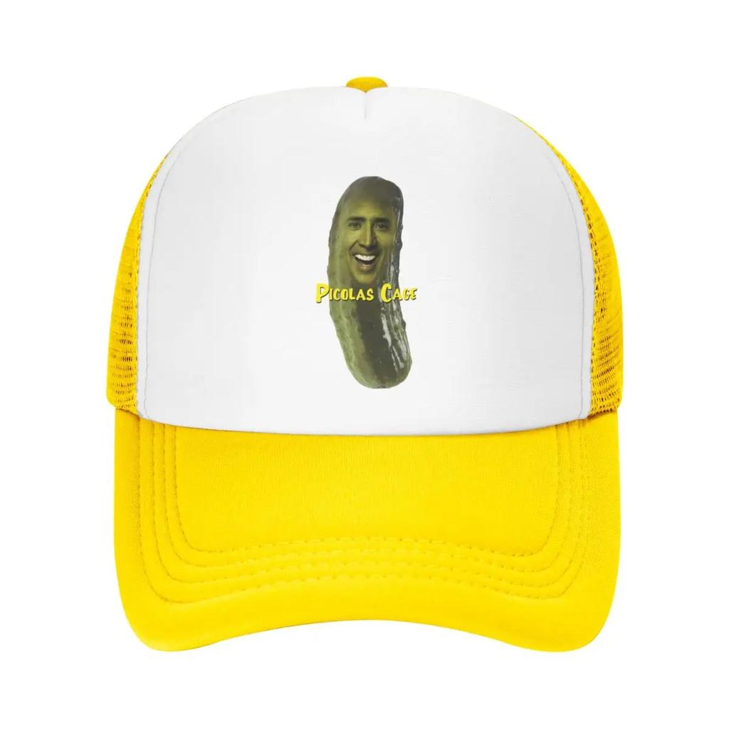 Custom Picolas Nicolas Cage Baseball Cap Sports Women Unisexs Adjustable Trucker Hat Spring Dad Hat