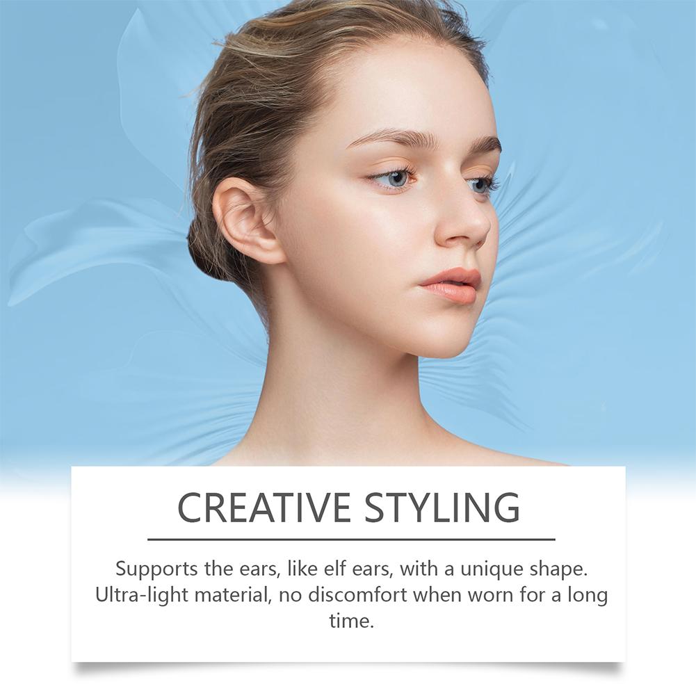 Наклейки на уши эльфа Creat V-образные наклейки на уши Natural Ear Contour Cosmetic Ear Correctors Водонепроницаемые аксессуары для ушей