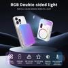 Andoer CC5 RGB Видеосвет Двусторонний Свет для Фотосъемки 2500K-9000K Регулируемый Заполняющий Свет для Камеры Телефона