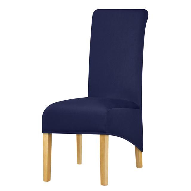 Чехол для стула большого размера с принтом, чехлы на длинные спинки, чехлы для стульев для обеденного стола, для дома, ресторана, отеля, вечеринки, свадьбы, банкета