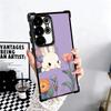 Милый мультяшный кролик с покрытием Чехол для телефона для Samsung Galaxy S24 S25 FE S26 Edge S23 Ultra S22 S21 Plus S20 Противоударный Airbag