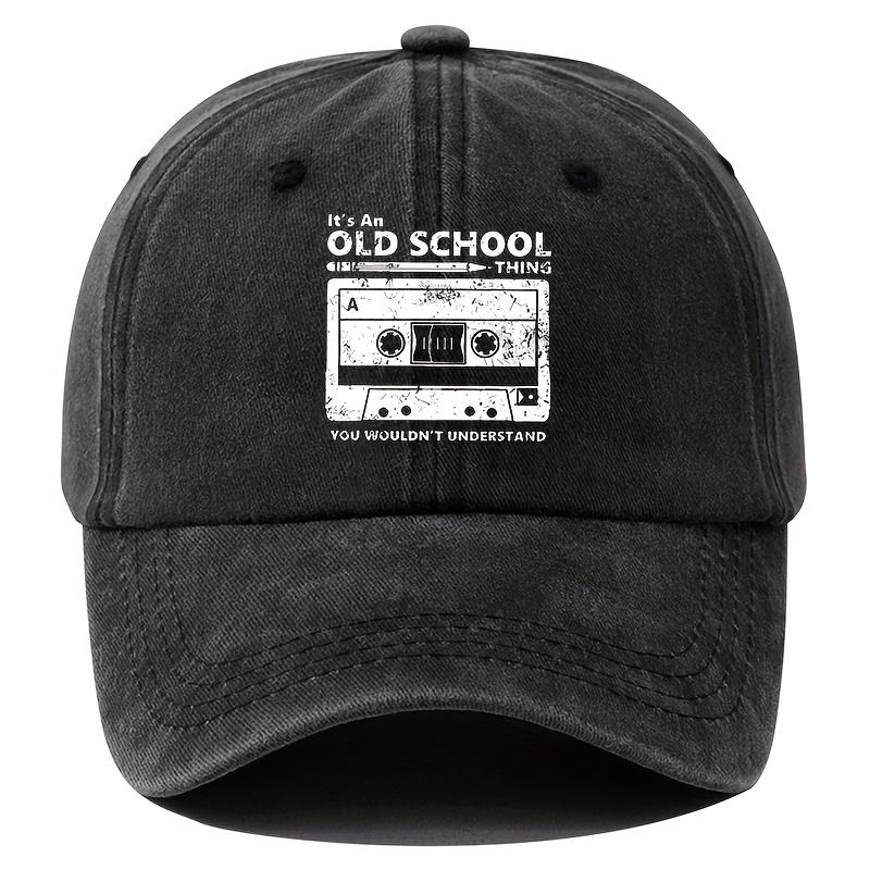 Retro Washed Baseball Cap Soft Top Dad Trucker Hat Adjustable Visor