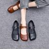 Flat-soled Soft Leather Shoes Retro Single Shoes Women's Casual Women's Shoes Women's Leather Shoes