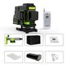 3D 12 Lines Multi-functiona Professional Green Laser Level with Remote Control and Rechargeable Battery