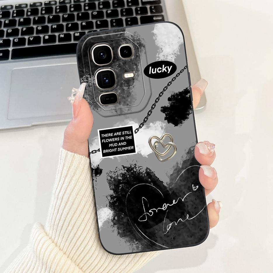 Чехол для Infinix Note 50X 5G X6857B Новый Конфетный Расписной Чехол для Телефона Для Infinix Note 50 Pro Plus 50S Note50X Note50S 5G Оболочка