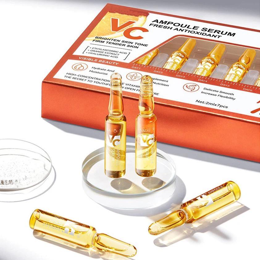 Гиалуроновая кислота 24k Gold Vitamin C Увлажняющая сыворотка Против морщин и увлажнения кожи лица Отбеливающий уход за кожей