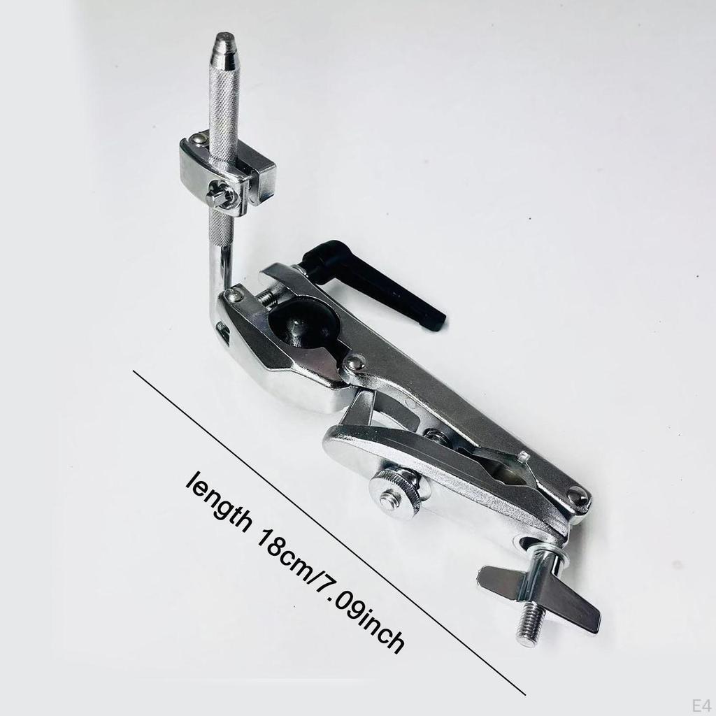 Зажим-держатель рычага тарелки для удлинения барабанной установки и перкуссионного оборудования