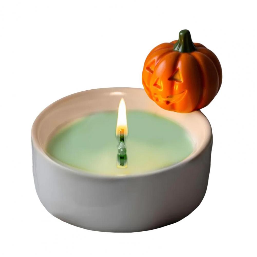 Halloween Candle Stand Spider Candle Holder Spooky Halloween Resin Candle Holder with Ghost Spider Candlestick Holder Spooky Dec