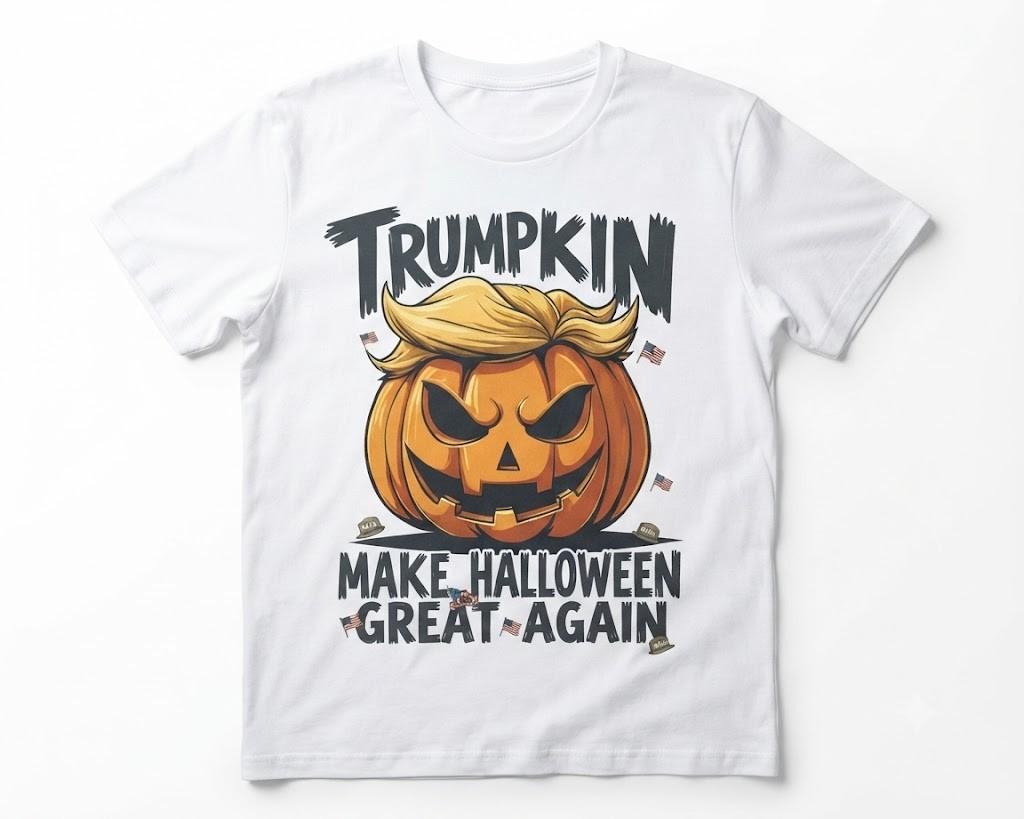 Halloween Trumpkin T-Shirt, President Donald Trump Shirt Make Halloween #2