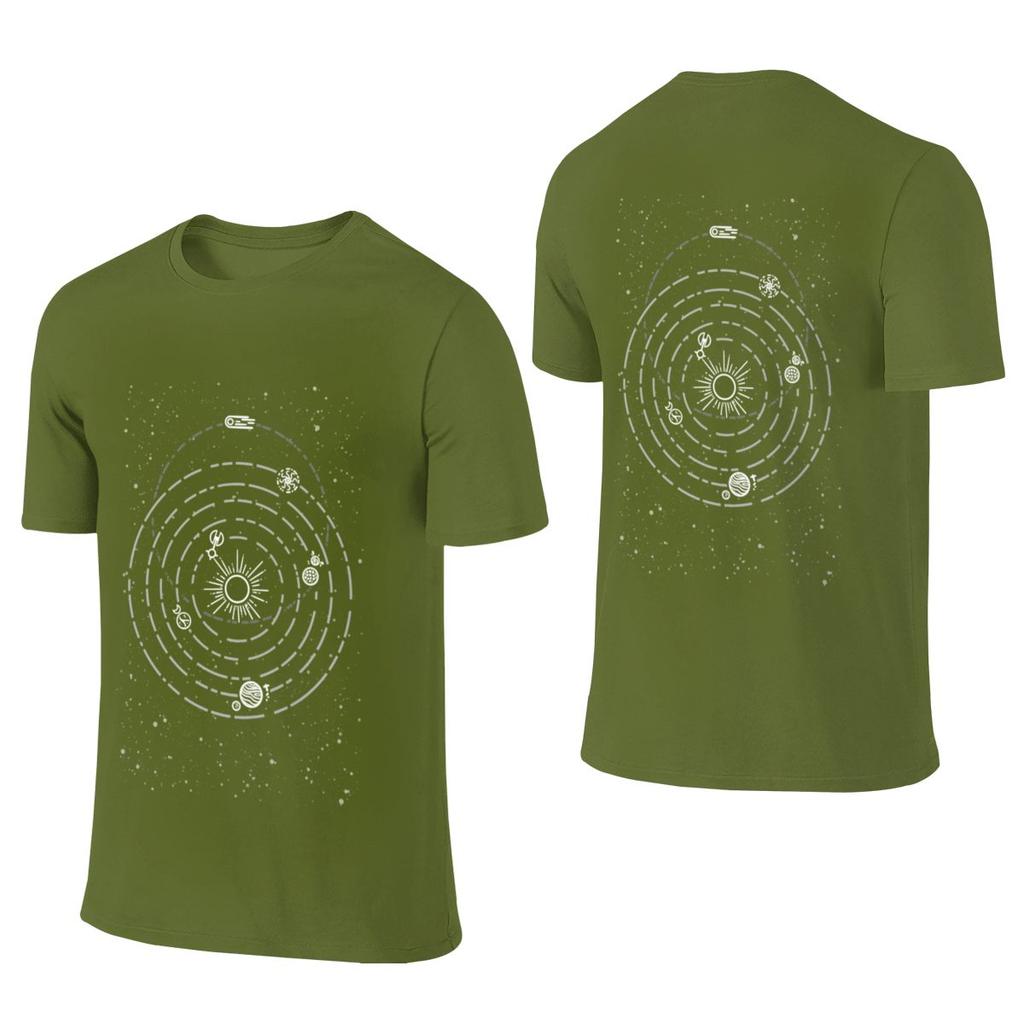 Outer Wilds Solar System Couple Style Reversible Tshirt Artistic Boy Threediunisexsional Printing Tshirt