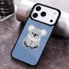 Cute Cartoon Koala Phone Case For iPhone 17 16 15 14 13 12 11 Pro Max Plus 17Air Soft Silicone Cover
