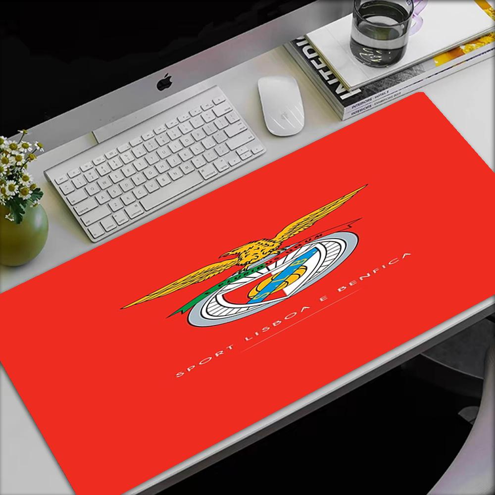 Benfica Theme Mouse Pad, Non Slip Rubber Base, Multifunctional Office & Home Decor, Perfect for Workspace Personalization.