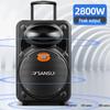 SANSUI A15-66 15-дюймовая портативная Bluetooth-колонка на колесиках, высокая мощность, штекер CN (адаптер в комплекте) (Китайская версия)