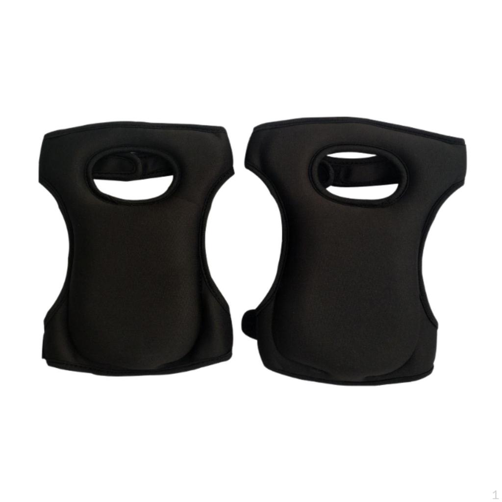 2 штуки садовые наколенники регулируемый ремешок напольные наколенники протекторы для спортсменов