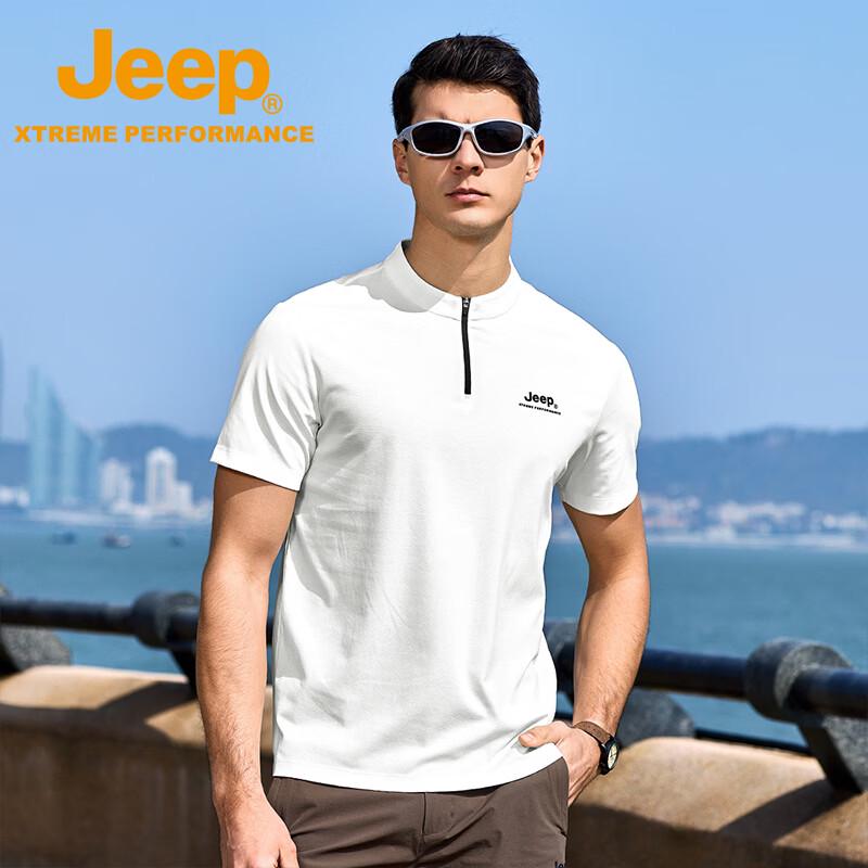 Jeep Мужская спортивная футболка для активного отдыха с круглым вырезом, быстросохнущая