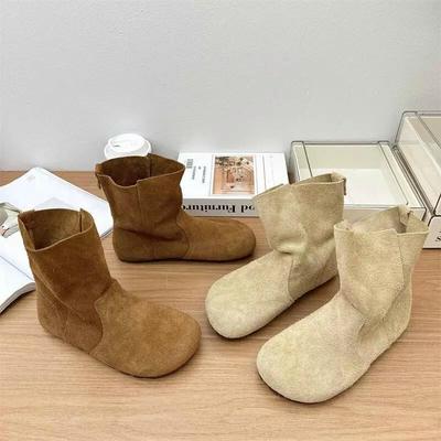 Женские ковбойские сапоги, женские туфли на плоской подошве, джинсовые женские осенние ботильоны в стиле ретро, белые ботильоны, туфли на плоской подошве