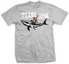 Серая ковбойская футболка унисекс Pearl Jam Shark Us Import
