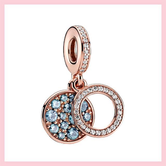 Бусины из стерлингового серебра 925 пробы с кубическим цирконием, подвески "Всевидящий глаз", подходят к оригинальному браслету, ювелирные изделия