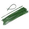 100 Pcs Reusable Plant Ties Adjustable Plant Twist Ties Self-locking Cable Ties for Indoor Outdoor Climbing Plants Cables Organization